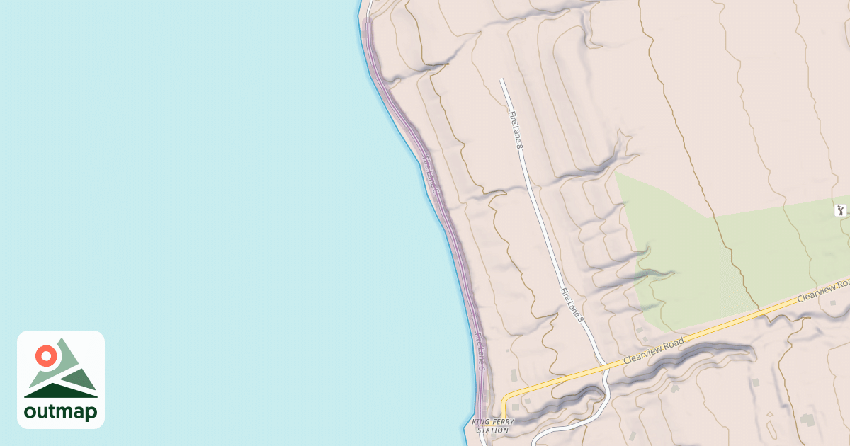 Map of Fire Lane 6
