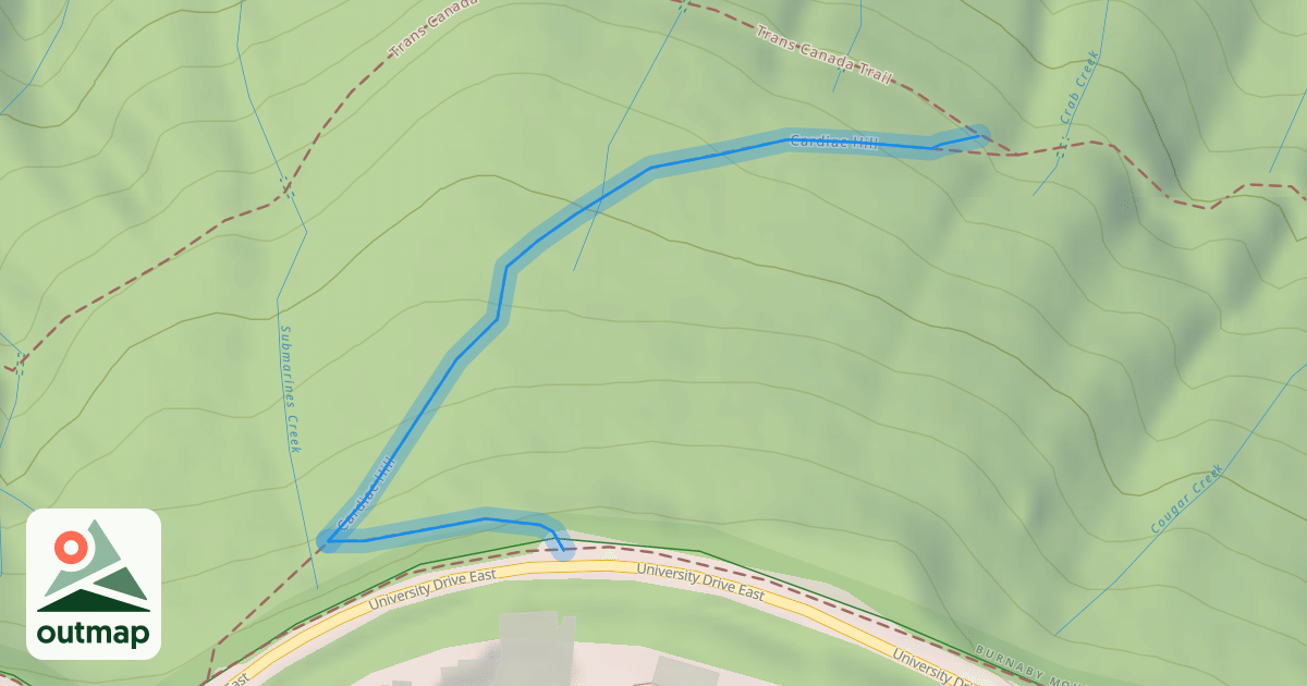 Map of Cardiac Hill