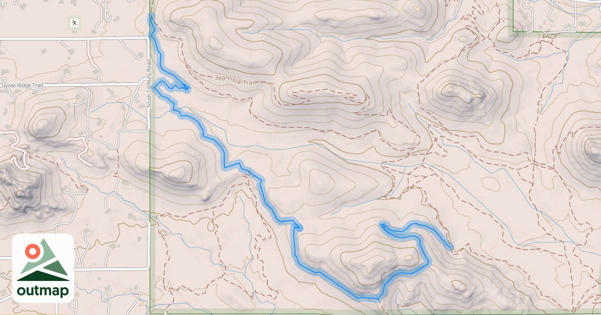 Map of Bittersweet Trail
