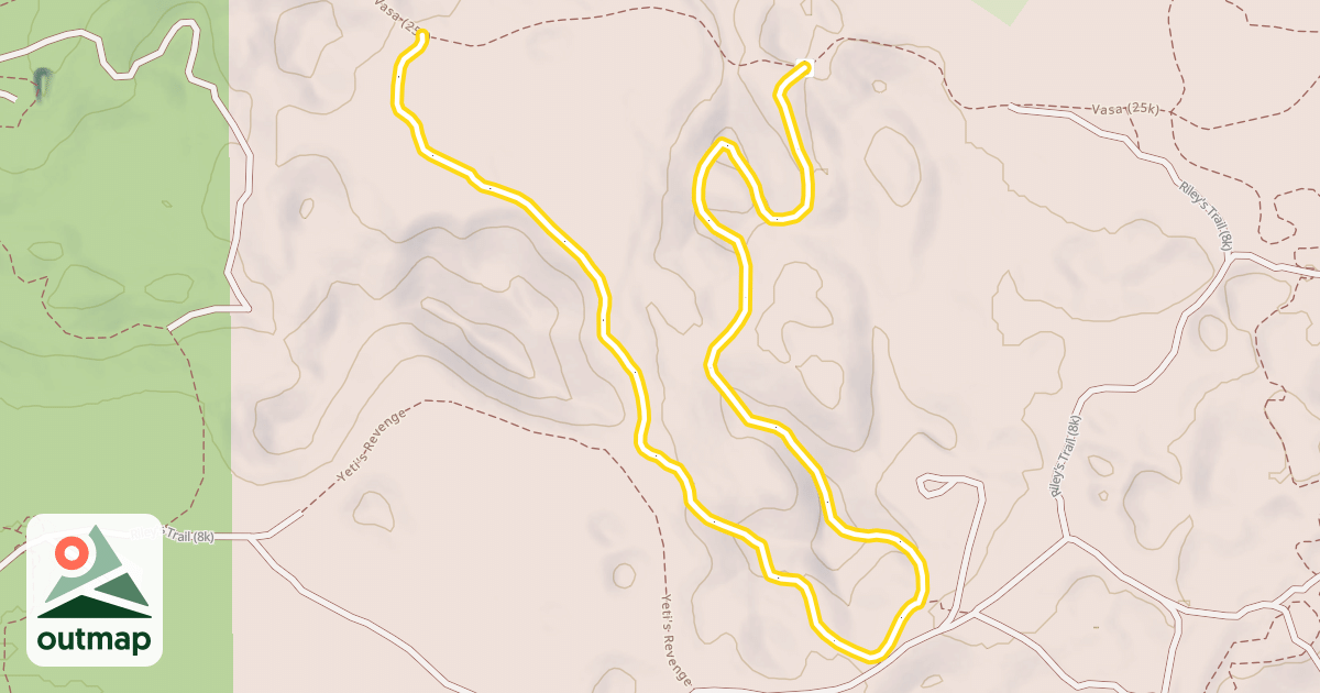 Map of Jack Pine Valley