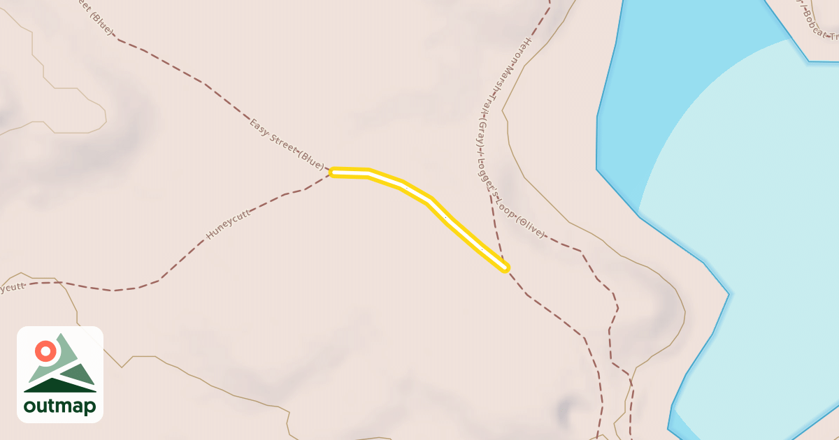 Map of Easy Street (Blue)