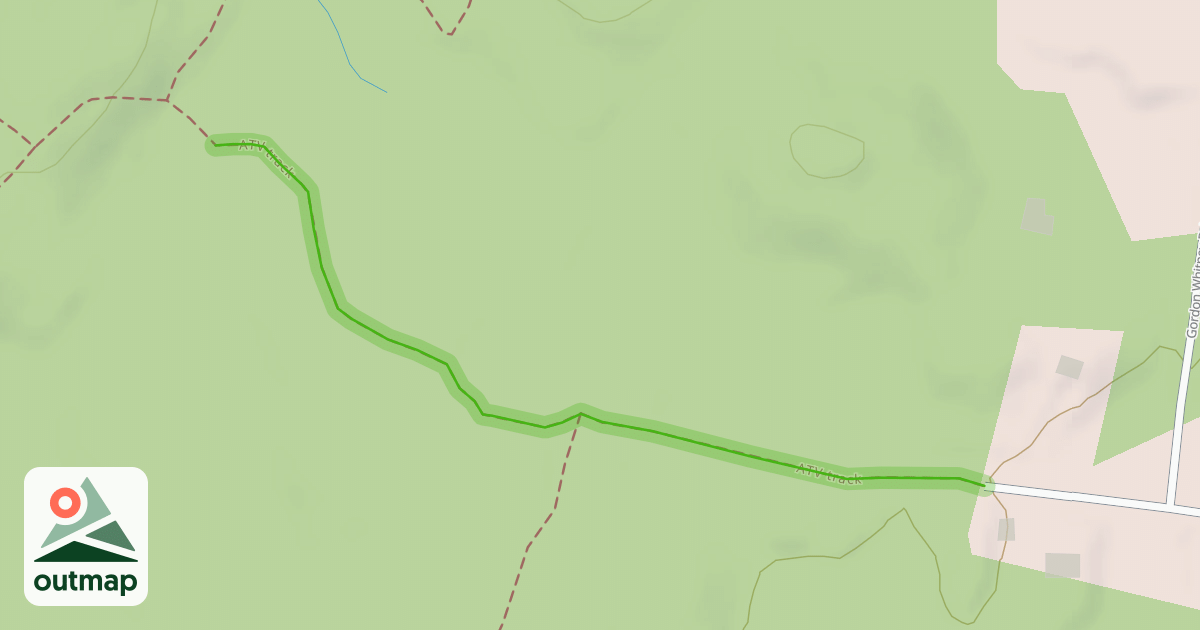 Map of ATV track