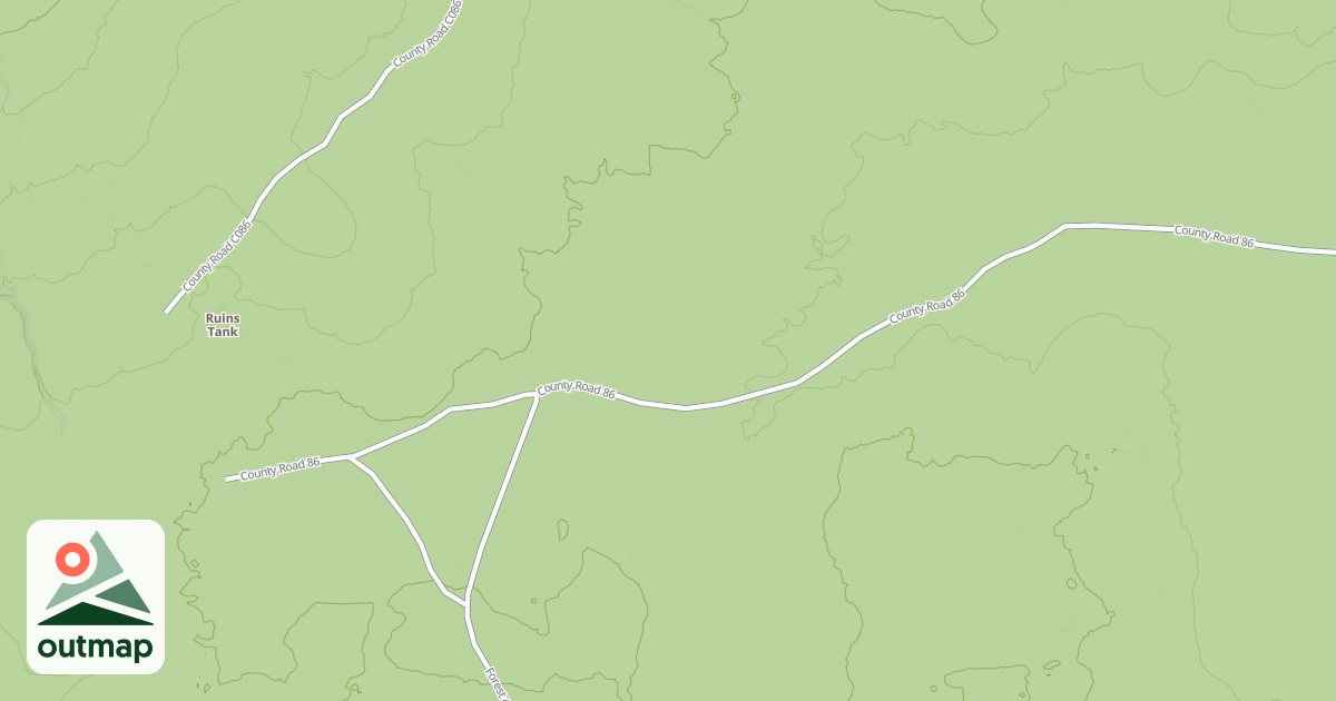 Map of USFS Motor Vehicle Use Map Roads {1DFBE1AE-B56A-483B-893D-7AD77F0BA253}