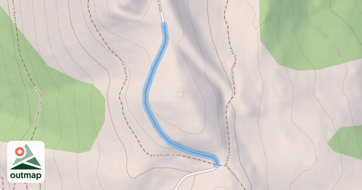 Map of #144 Cabin Traverse