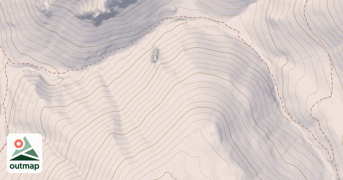 Map of First Fork
