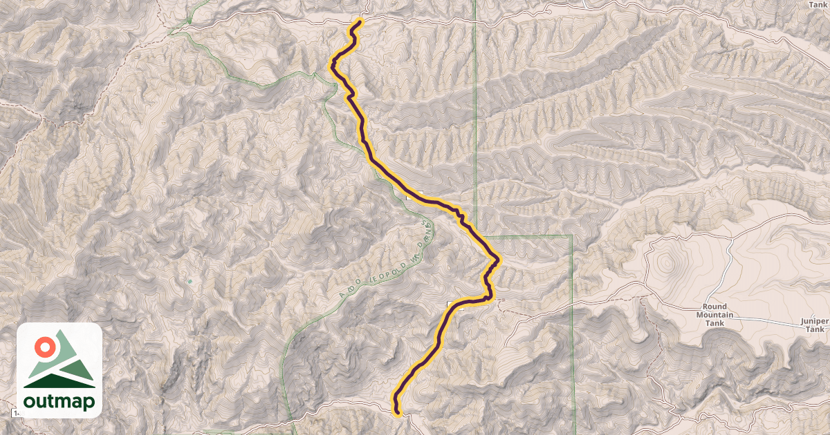 Map of Trail #307