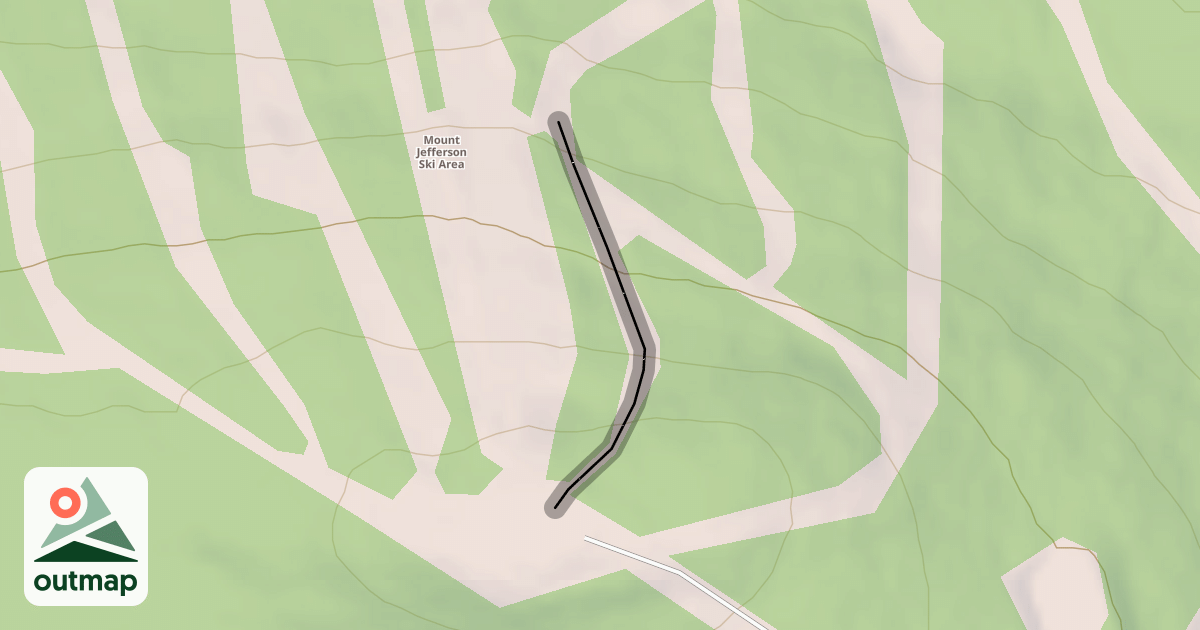 Map of Pine Sluice Cut Off
