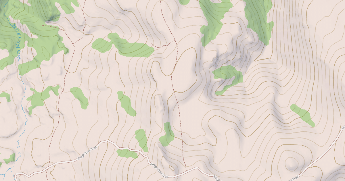 Map preview of ROUND CORRAL ROAD SPUR B