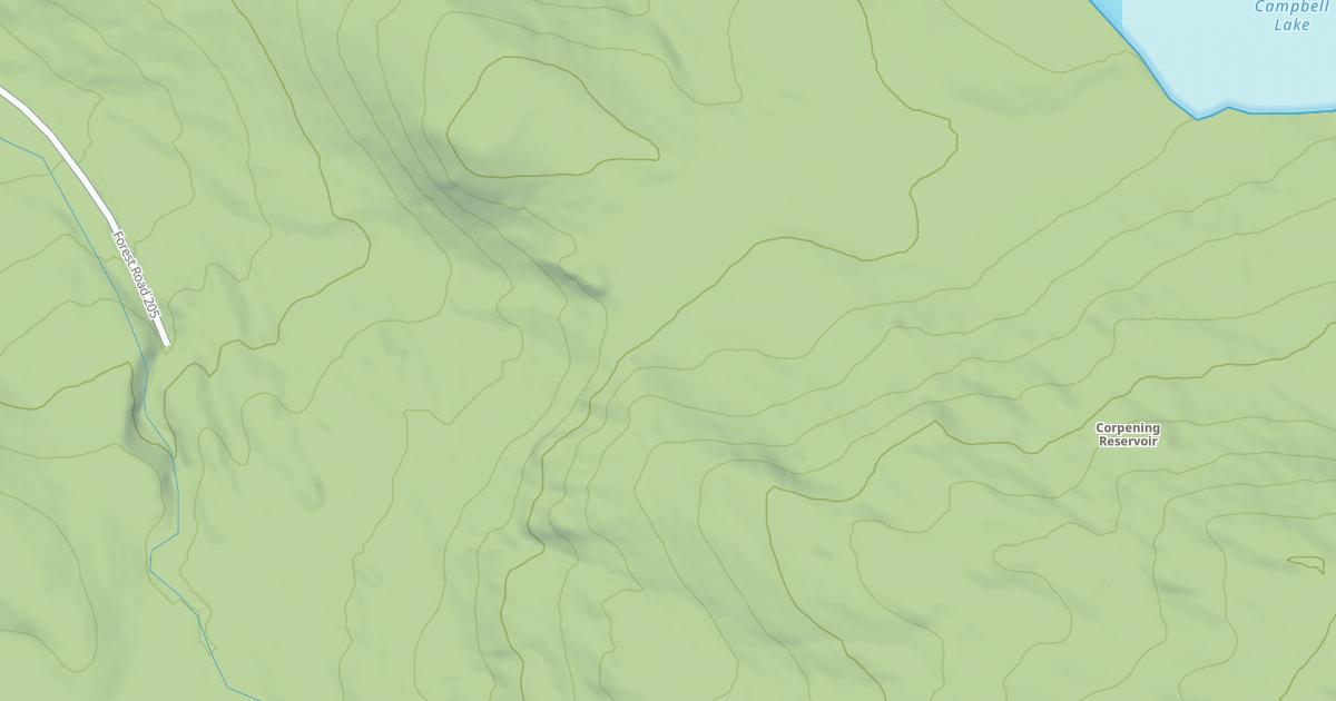 Map preview of Campbell Lake Atv Spur 1c