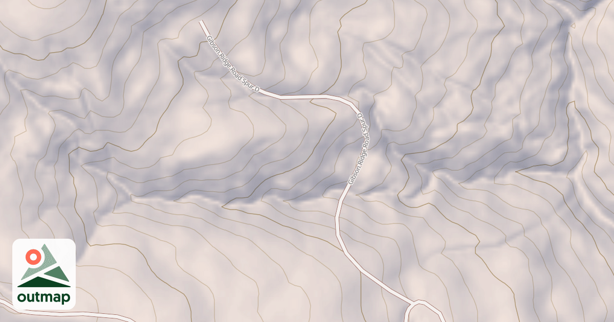 Map of GIBSON RIDGE SPUR D