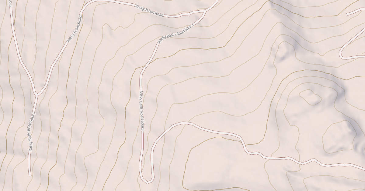 Map preview of ROCKY BASIN I SPUR