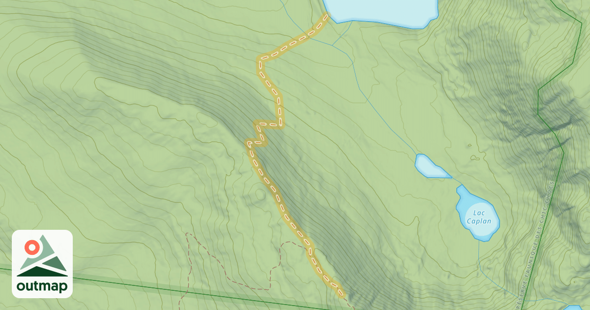 Map of L'arête sud du Xalibu