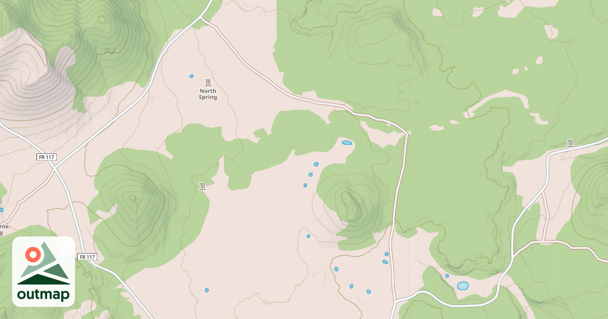Map of NORTH SPRINGS