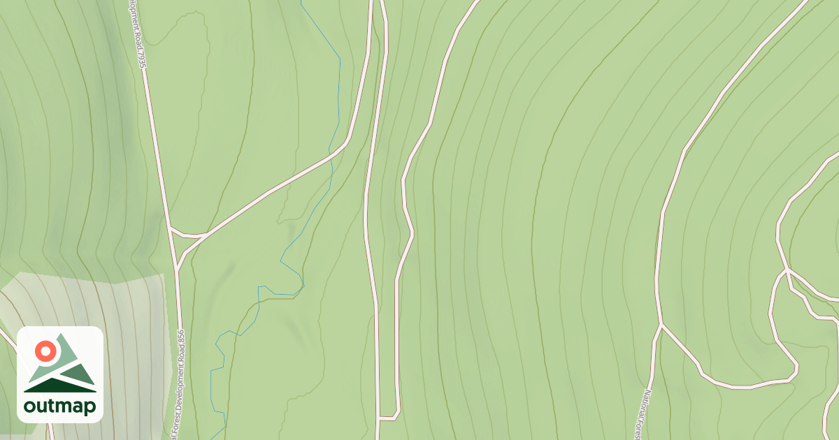 Map of EAST PINKHAM A