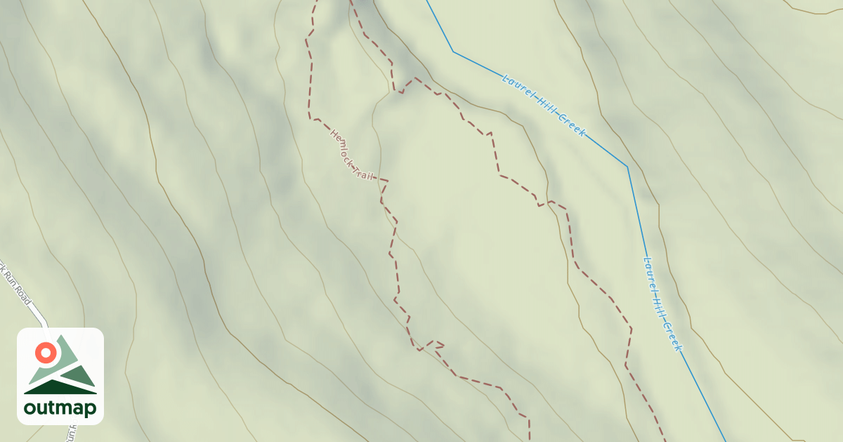 Map of Laurel Hill State Park Trails