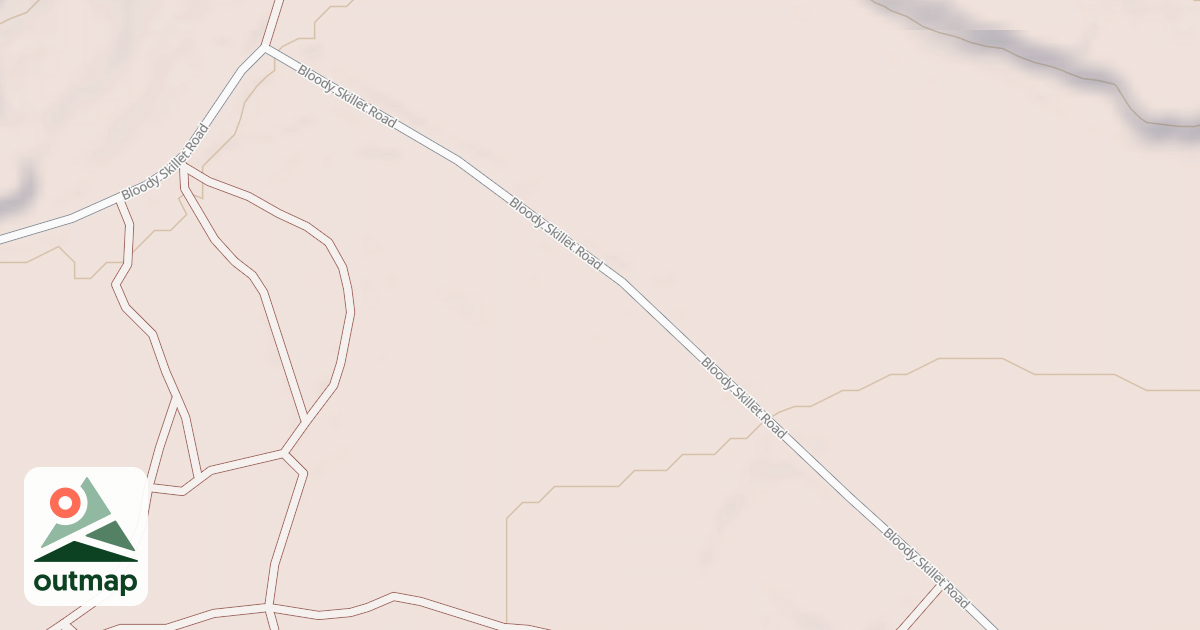 Map of Bloody Skillet ATV Trail