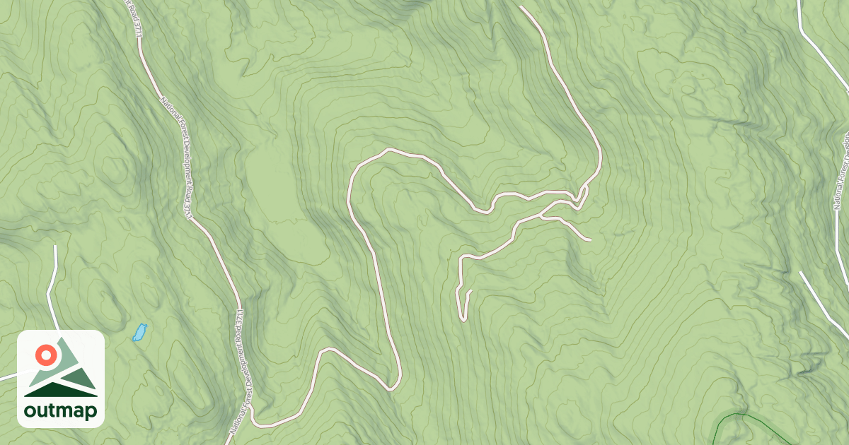 Map of BLESSED SLOPE