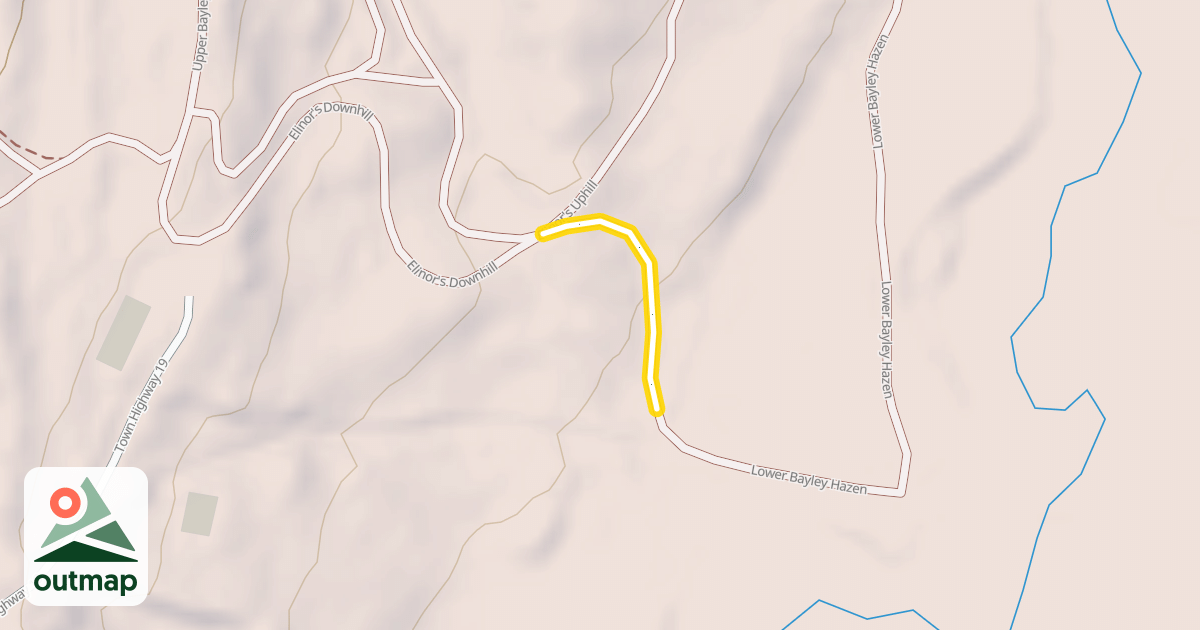 Map of Elinor's Downhill