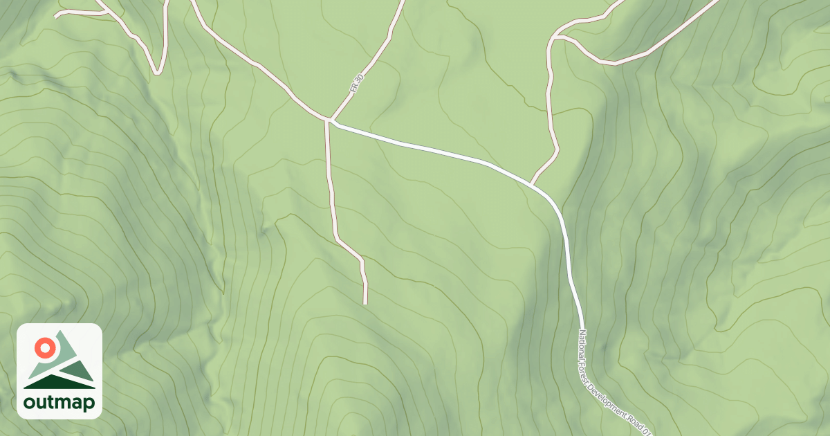 Map of ROUND MTN. - MEADOW CREEK