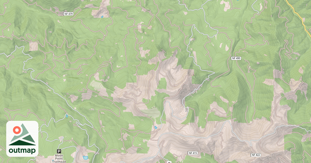 Map of GROUNDHOG ROAD