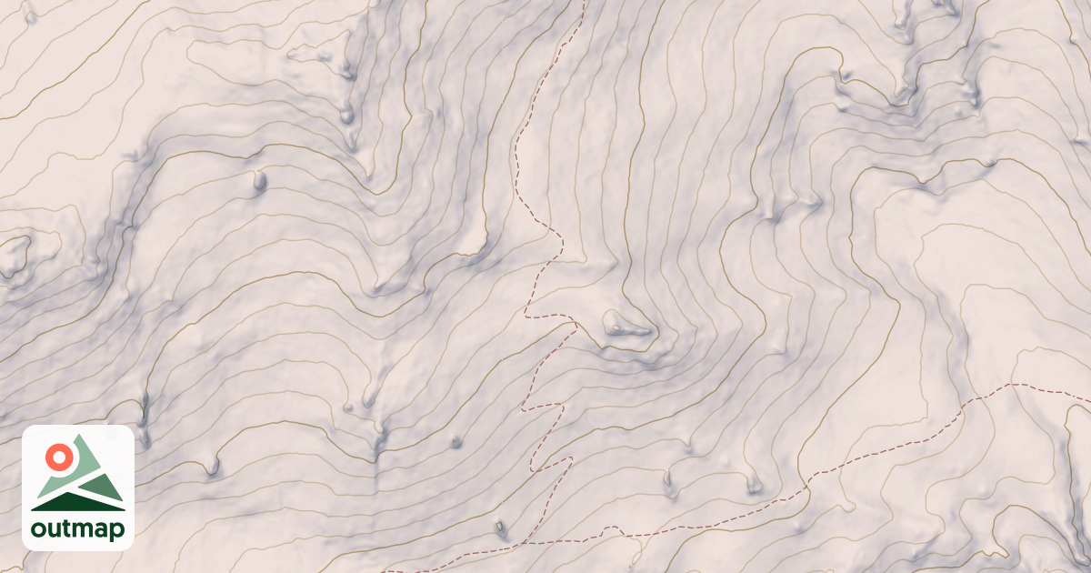 Map of Little Goose Peak