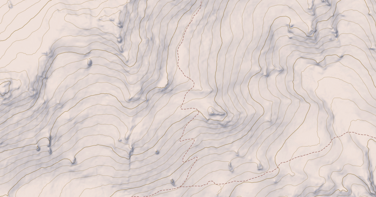Map preview of Little Goose Peak