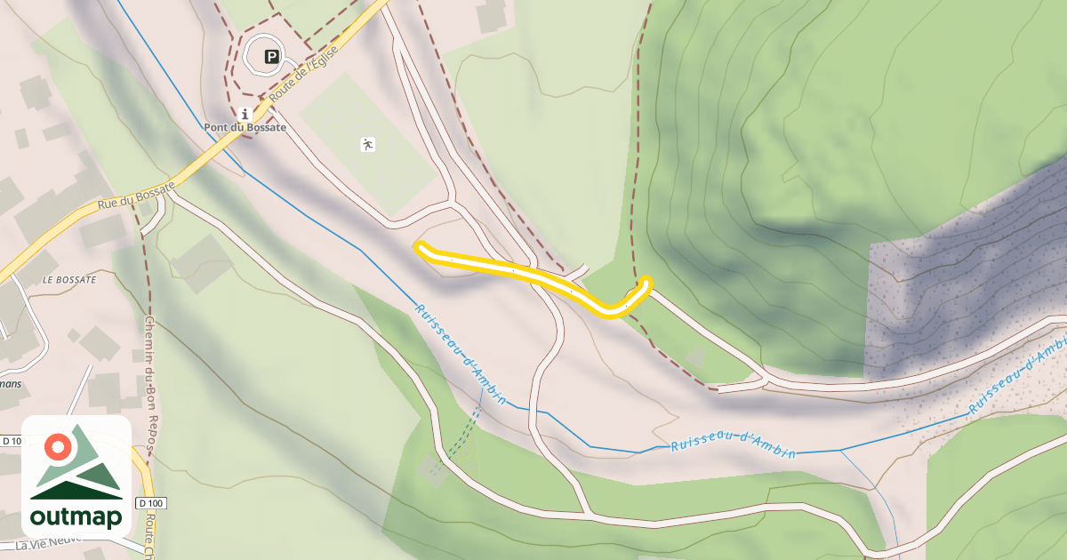 Map of Bramans - Le Verney