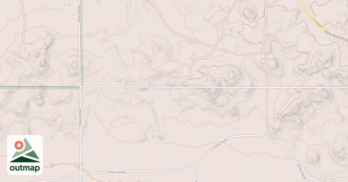 Map of Midland To Mackinaw Boy Scout Trail