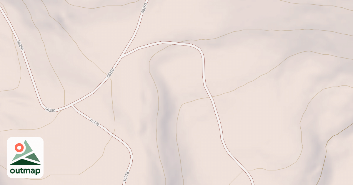 Map of CORNWALL BASIN SPUR