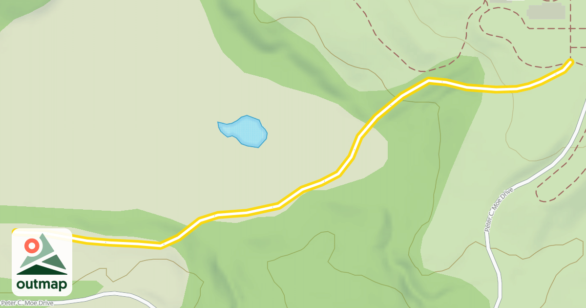 Map of South Ridge Trail Loop