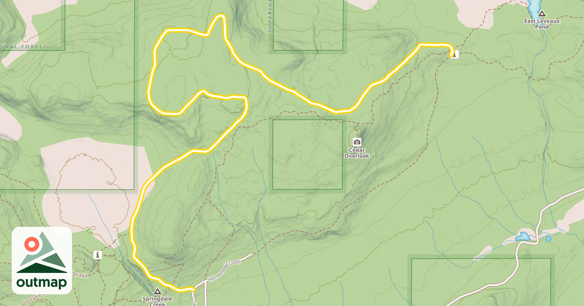 Map of Homestead Loop