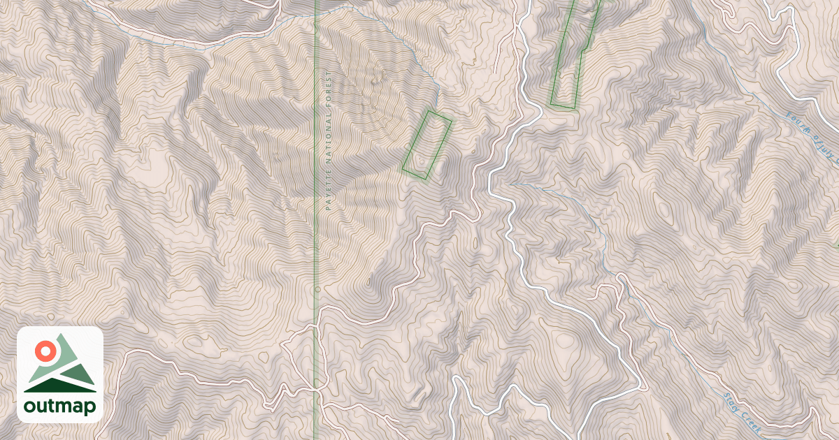 Map of Iron Mountain