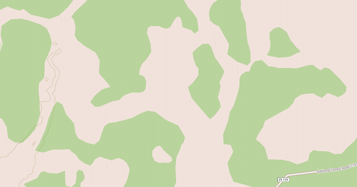 Map preview of USFS National Forest System Roads {C7A642DC-964A-4016-9E05-149833CA7BC6}