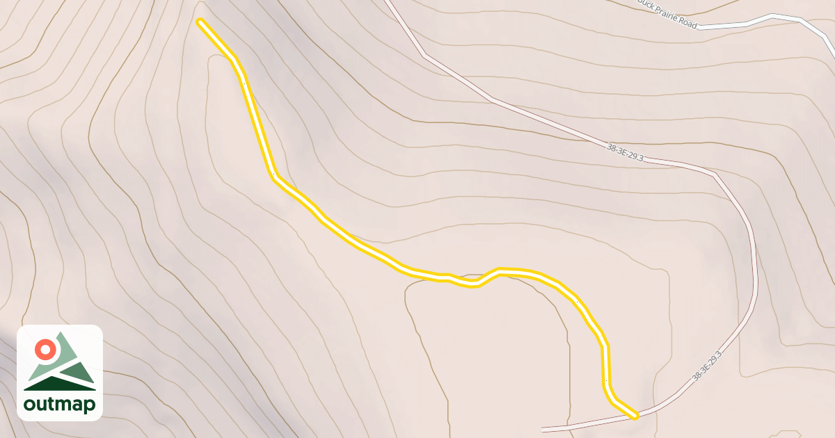 Map of Bullwinkle's Run Nordic