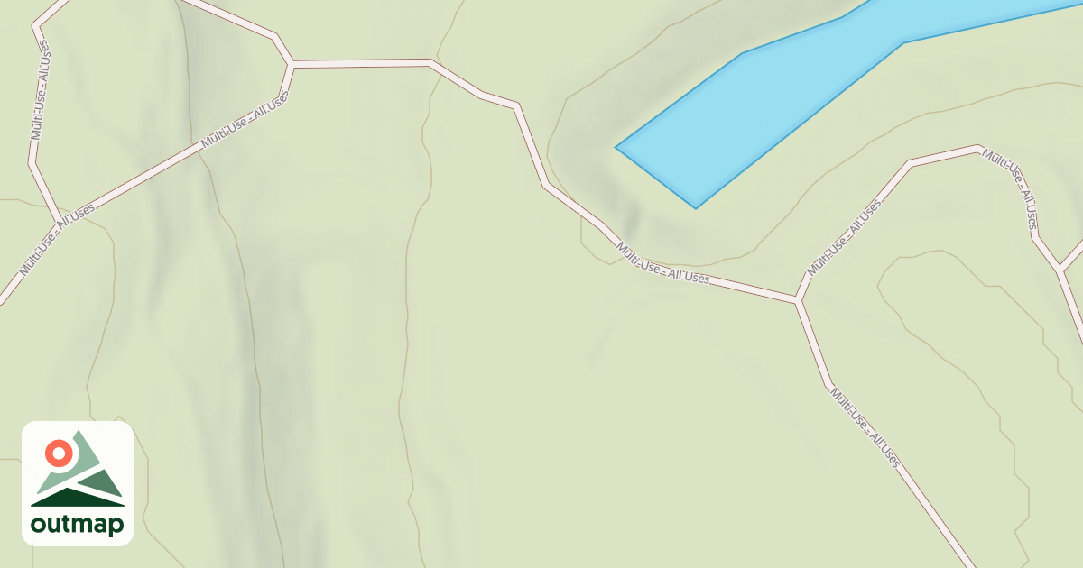 Map of Interlake State Recreation Area Trails