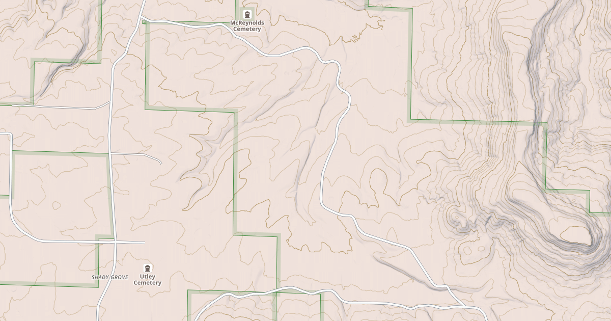 Map preview of MCREYNOLDS CEMETARY
