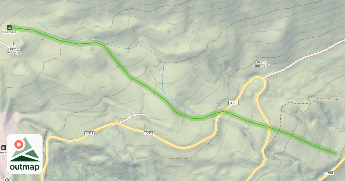 Map of Béarnais