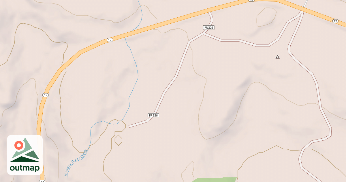 Map of BEAR CREEK SPUR A