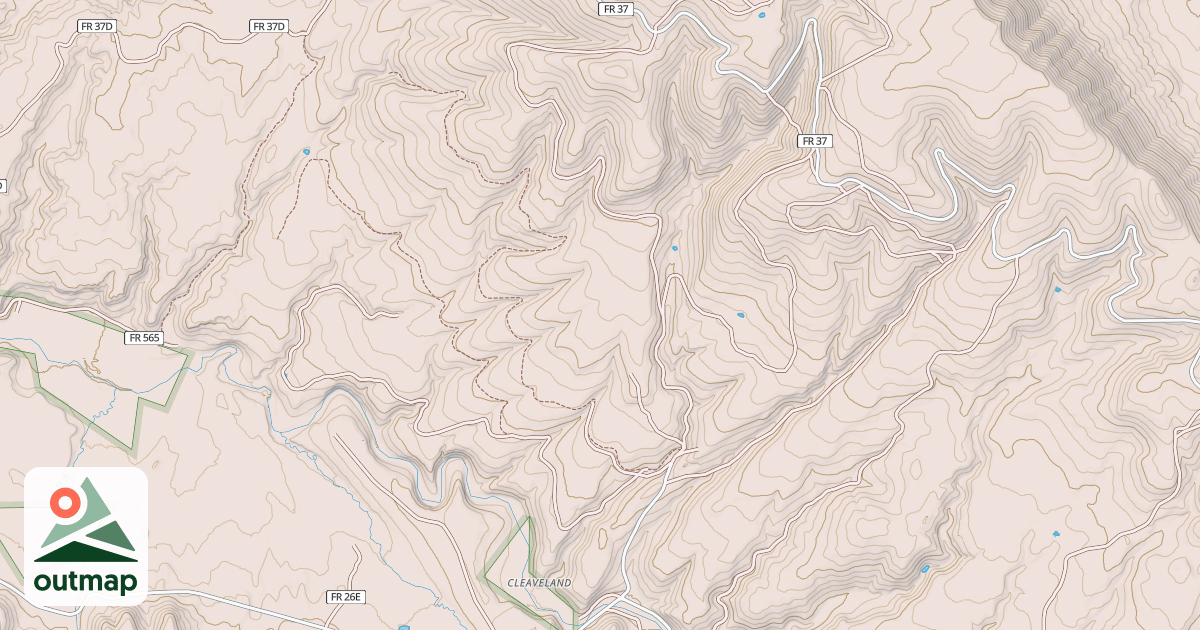 Map of OLD CORRAL