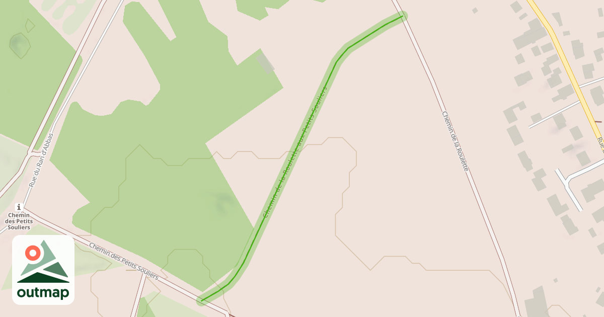 Map of Chemin de la Roulette aux Petits Souliers
