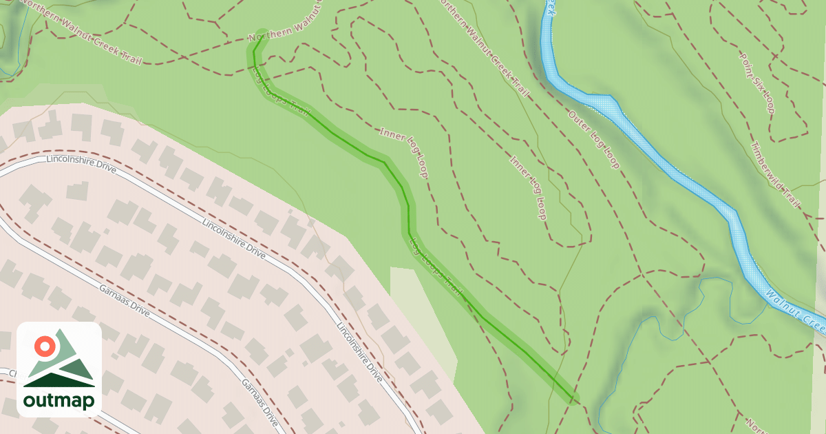 Map of Log Loops Trail