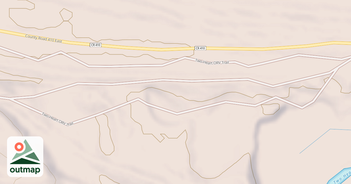 Map of Two-heart Trail