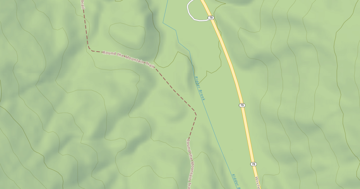 Map preview of Round the Mountain Trail