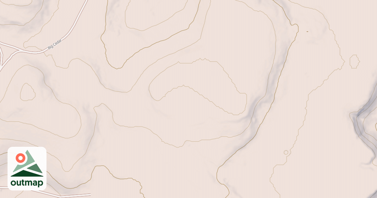 Map of DRY FLATS