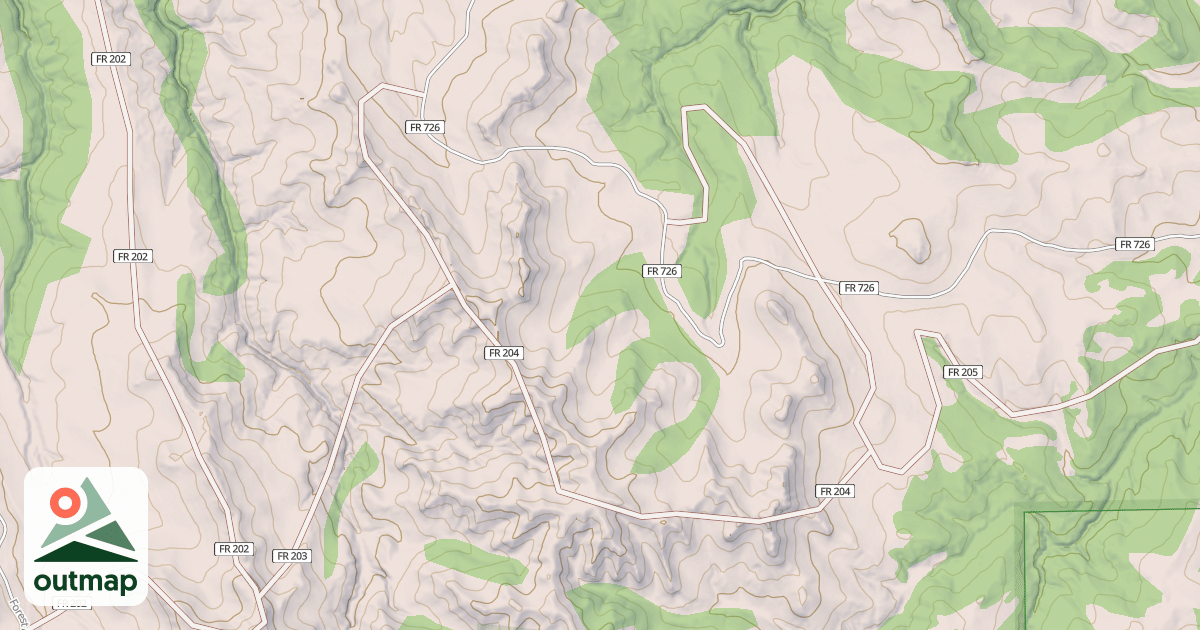 Map of USFS Motor Vehicle Use Map Trails 481755010602
