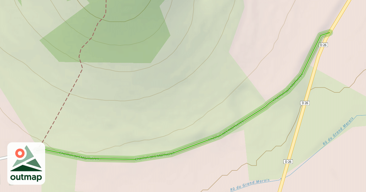 Map of Chemin des Marnières