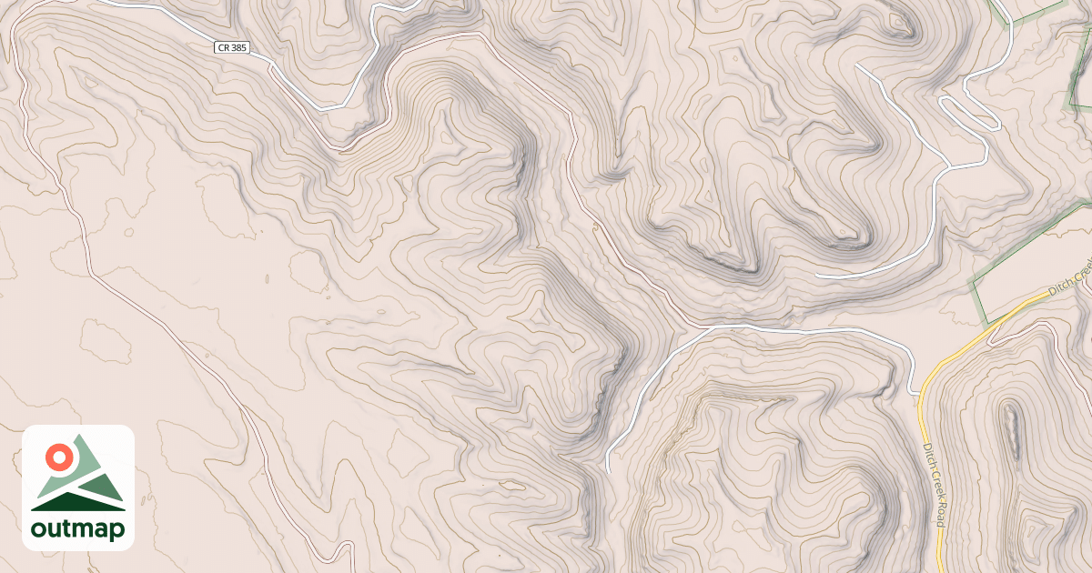 Map of Ditch Creek 30