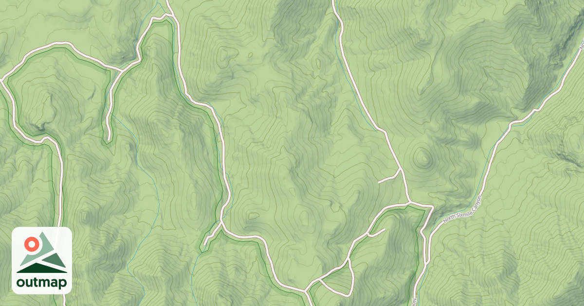 Map of CROOKED L ROAD