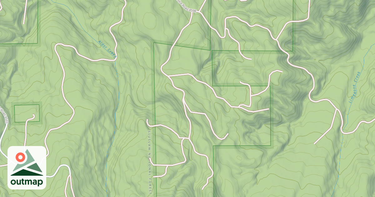 Map of USFS National Forest System Roads {3475721B-735E-4072-95AC-AB283FECC088}