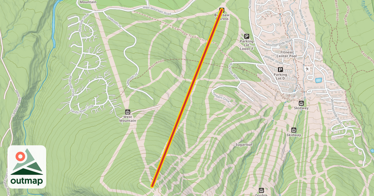Map of Bucksaw Express